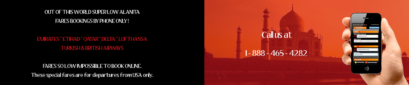 Book Cheap Flights Tickets to India from USA